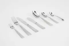 'Milano' Flatware (97) by Gio Ponti, 1950s, Stainless steel, sold Mar 2026