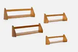 Wall Shelves (4) by Hans J. Wegner, ca. 1955, Oak, sold Mar 2026