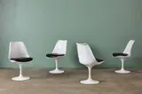 Eero Saarinen, 'Tulip' Chairs (4), 1957, / 2010s Molded fiberglass