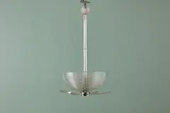 Seguso, Pendant Lamp, 1940s, Glass