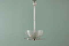 Seguso, Pendant Lamp, 1940s, Glass