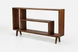 Double-Sided Low Shelf by Pierre Jeanneret, ca. 1960, Teak, sold Dec 2025