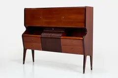 Osvaldo Borsani, Dry Bar or Sideboard, 1950, Rosewood