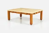 Karl Springer, Coffee Table, 1980s, Lacquered goatskin
