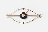 George Nelson, + Associates, 'Eye' Wall Clock, ca. 1957, Walnut