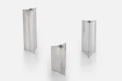 'Starlight' Candlesticks (3) by Verner Panton, 1991, Polished aluminum, sold Dec 2025