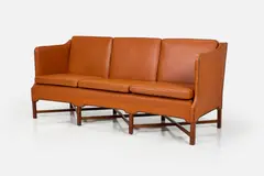 Kaare Klint, Three-Seat Sofa, 1929, designed 1929 Leather