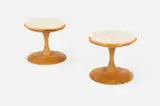Nanna Ditzel, 'Trisse Trisser' Stools (2), 1962, Beech