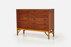 Borge Mogensen, Ten-Drawer Dresser, 1960s, Teak