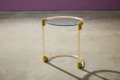 Cantilevered Side Table by Archimede Seguso, 1950s, Aventurine glass, sold Sep 2025