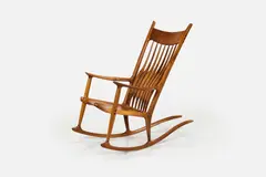 Sam Maloof, Rocking Chair, 1983, Walnut