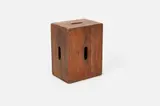 Le Corbusier, Stool, from Chandigarh, 1955, -1956 Teak. 17" H x 13" W x 10" D