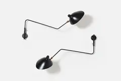 Serge Mouille, Articulating Wall Lights (2), 2010, Painted aluminum