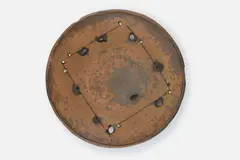 Untitled Large Plate by Peter Voulkos, 1973, and incised anagama-fired stoneware, sold Jun 2025