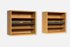 Borge Mogensen, Wall-Mounted Cabinets (2), ca. 1955, Pine