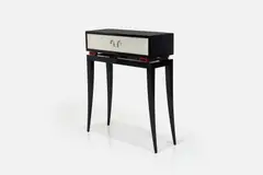 Petite Console Table by Tommi Parzinger, ca. 1949, Lacquered wood, sold Jun 2025