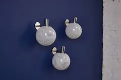 Sconces (3) by Venini, 1970s, Chrome, sold Jun 2025