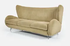 Vladimir Kagan, 'Fiftyish' Sofa, 2000s, metal