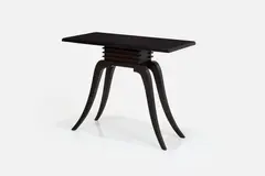 Paul Frankl, Console Table, 1940s, Ebonized wood