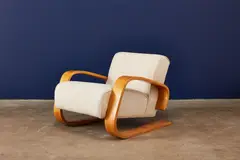 'Tank' Chair by Alvar Aalto, 1970s, Birch plywood, sold Apr 2025
