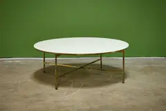 'Irwin' Coffee Table by Paul McCobb, 1952, Brass, sold Apr 2025