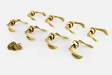 Door Handles (8) by Arne Jacobsen, 1959, Brass, sold Apr 2025
