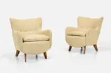 George Nelson, Wingback Lounge Chairs (2)