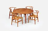 Hans J. Wegner, Dining Set (5), 1960s, Teak