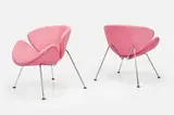 Pierre Paulin, 'Orange Slice' Lounge Chairs (2)
