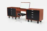 George Nelson, + Associates, Vanity Set (4), ca. 1948, Walnut