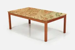 Kaare Klint, Unique Coffee Table, 1940s, mahogany