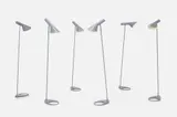 Arne Jacobsen, 'AJ Visor' Floor Lamps (6), 1957, / 21st Century Painted spun steel