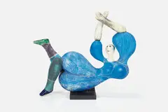 Roger Capron, Figural Sculpture, 1990s, Glazed ceramic