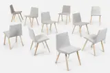 Pierre Paulin, 'TV' Dining Chairs (10)