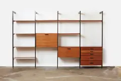 George Nelson, + Associates, 'CSS (Comprehensive Storage System)', 1959, Walnut
