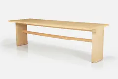 'Valmarana' Dining Table by Carlo Scarpa, ca. 1971, Ash, sold Jun 2024