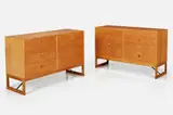 Borge Mogensen, Eight-Drawer Dressers (2), 1960s, Oak