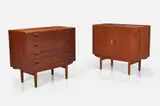 Borge Mogensen, Dresser and Cabinet Set (2), 1960s, Teak