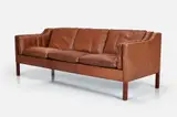 Borge Mogensen, 'Embassy' Sofa, ca. 1962, Leather