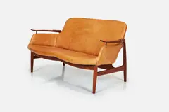 Finn Juhl, Settee, ca. 1953, Teak
