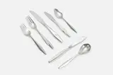 'Diamond' Flatware (42) by Gio Ponti, 1958, designed 1958 Sterling silver, sold Mar 2024