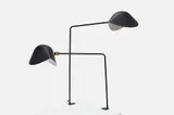 Serge Mouille, 'Agrafe' Desk Lamps (2), 1958, / 21st century Enameled aluminum
