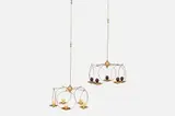 Timo Sarpaneva, + Kaija Aarikka, 'Mobile-Tulitus' Hanging Candelabras (2)