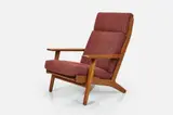 Lounge Chair by Hans J. Wegner, 1960s, Oak, sold Mar 2024