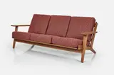 Three-Seat Sofa by Hans J. Wegner, 1960s, model no, sold Mar 2024