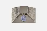 Josef Hoffmann, 'Gitterwork' Sconce, 1903, / 2020s Nickel-plated brass