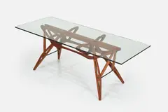 'Reale' Table by Carlo Mollino, 1946, / 1980s Cherry, sold Mar 2024