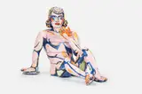 Viola Frey, 'Amazon Pink Nude' Monumental Sculpture