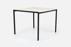 Dining Table by Florence Knoll, 1950s, Painted flat steel, sold Mar 2024