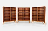 Raised Bookcases (3) by Borge Mogensen, 1960s, Teak, sold Dec 2023